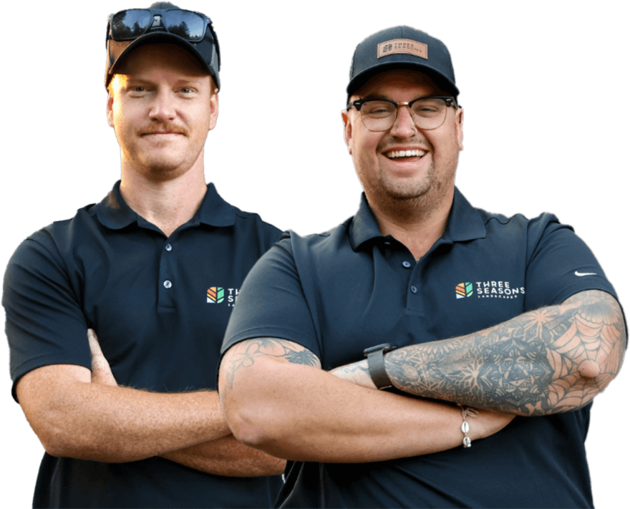 Two team members.